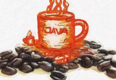 java coffee cup - space, other