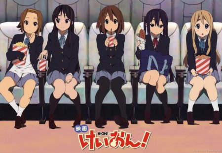 K-on!:The  Movie - ritsu, azusa, mugi, mio, yui