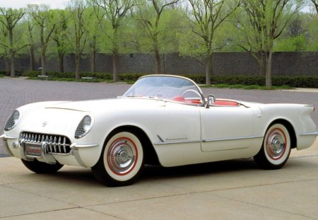 corvette - classic, cabriolet, corvette, beautiful