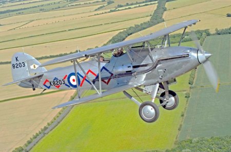 Hawker Demon. - britain, fighter, hawker demon, british, royal air force, raf, biplane