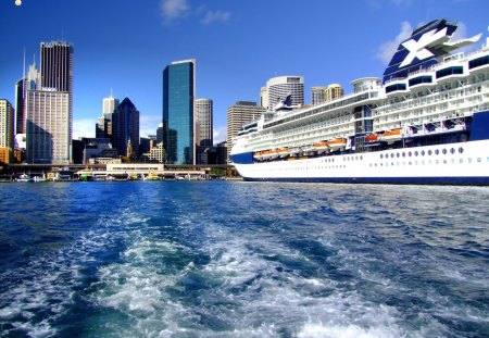 I WISH I WAS GOING - quay, cruise, water, ship