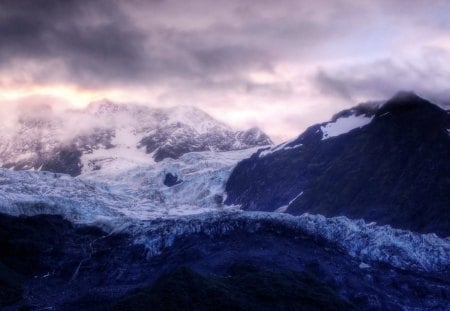 Mountains of freedom - mountains, wallpaper, landscape, hd, sky, clouds, freedom, fog, scene, mist, nature