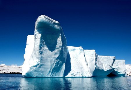 ***  Icebergs and glaciers *** - gory, lodowe, lodowce, niebo