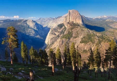 *** Beautiful Mountains and trees *** - drzewa, natura, gory, niebo