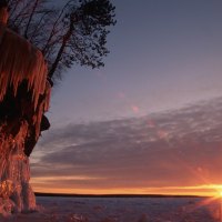 ice cave in superior wisconsin