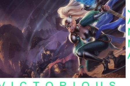 VICTORIOUS JANNA - my best support, anw this her new skin, from lol, she hot