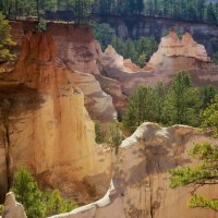 knife edge cliffs in georgia canyon