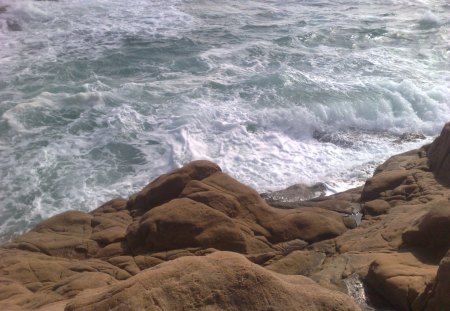 Calafuria - nature, italy, sea, waves, cliffs