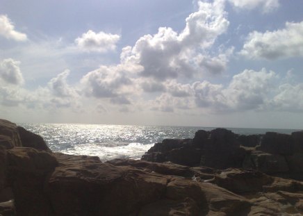 Calafuria - nature, cliffs, waves, sea, italy