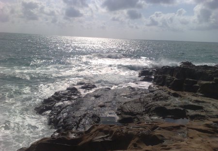 Calafuria - nature, italy, sea, waves, cliffs