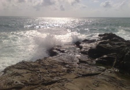 Calafuria - nature, italy, sea, waves, cliffs