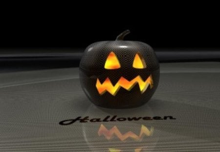 Carbon Pumpkin - pumpkin, carbon, carbon pumpkin, carbon halloween, halloween art, pumpkin art