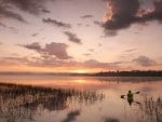 amazing lake sunrise