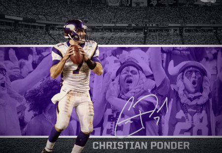 Christian Ponder Minnesota Vikings qb - sport, football, 21, 10, 2012, picture, qb