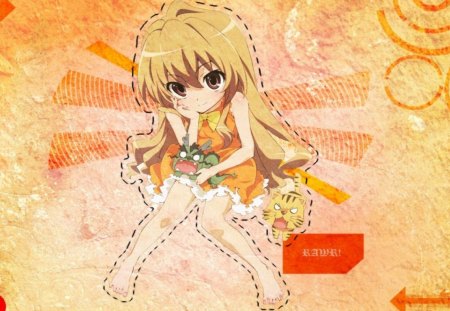 Toradora - yellow, love, cute, woman