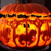 carousel pumpkin