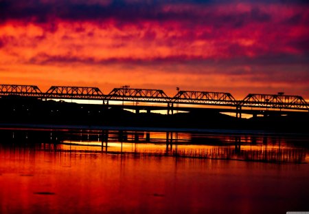 Lay Down Sally - down, sunset, bridge, lay, sally