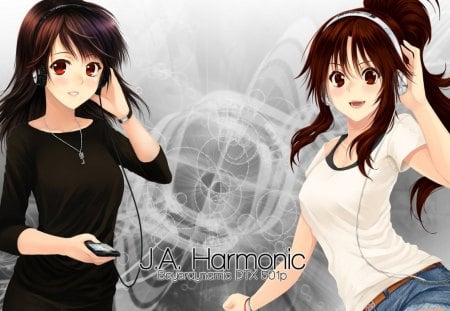 Harmonic DJ Beauty - beauty, wall, new, anime, girl