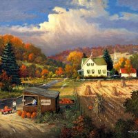 George Kovach. Pumpkin Corner.