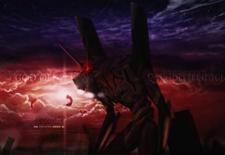 The God Of Destruction - anime, eva, neon genesis evangelion, manga