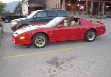 1989 Trans Am GTA - red, black, photography, tires, pontiac