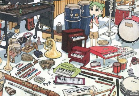 Yotsuba - girl, play, anime, yotsuba