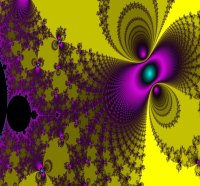 PURPLE AND YELLOW FRACTAL