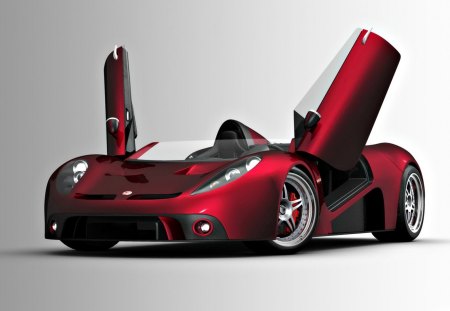 -next sports car - fast, sport, car, red