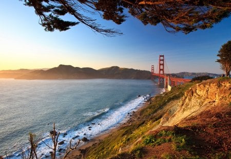 Golden Gate Afternoon - afternoon, gate, golden, bay