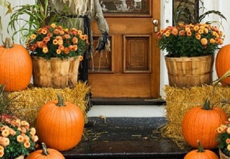 Fall porch