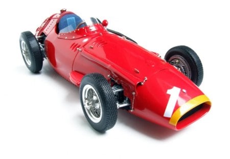 classic race car - single seater, front engine, race car, red