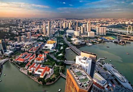 *** Singapore *** - panorama, architektura, miasta, wiezowce