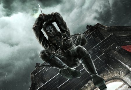 Dishonored - assassin, dark, game, wizard, magic