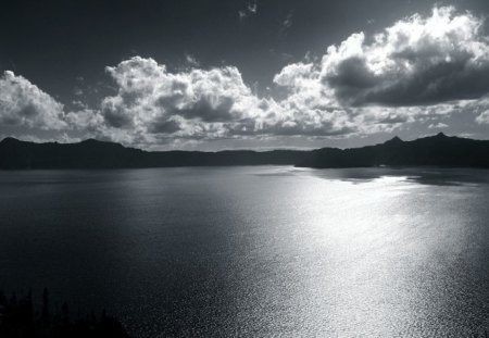 *** Amazing view of the lake *** - widok, chmury, morze, natura