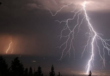 Artery And Veins - bright, nature, lightning, sky