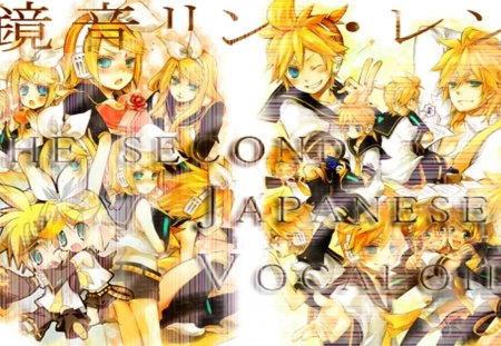 Kagamine Twins - vocaloids, kagamine, len, rin