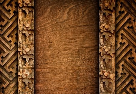 Wood Texture - pattern, wood, carving, texture