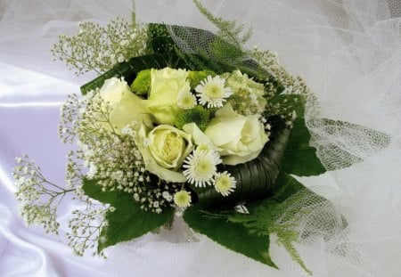 *** White and delicate bouquet *** - piekne, bukiety, natura, kwiaty