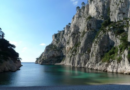 *** Mountains and the beautiful bay *** - gory, natura, zatoka, niebo