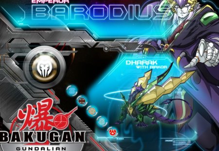 Emperor Barodius - bakugan, dhark with airkor, emperor barodius