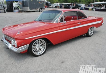 SS Impala - classic, bowtie, gm, red