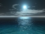 Sea moonlight