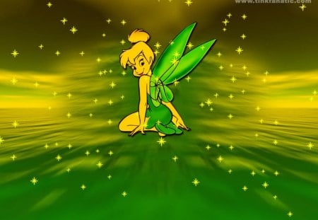 TINKERBELL - green, sparkle