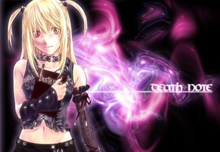 Misa - anime, near, deatch note, aname, light, shinigami, mello, l, misa