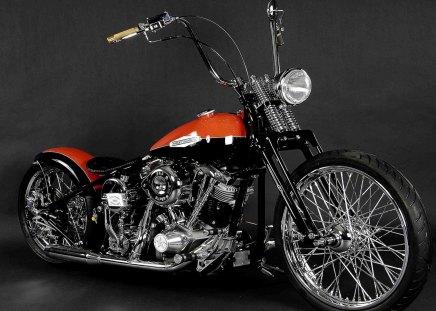 Cool bike - cool bike, chopper, art, custom, wallpaper