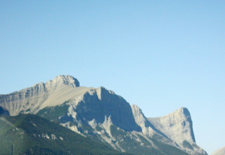 Mountains view 59 - summit, sky, mountains, photography, nature, grey, blue, green