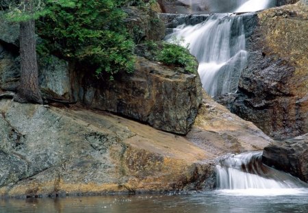 Waterfalls - nature, scenic, forest, waterfall, outdoors