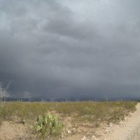 Dark Desert Clouds