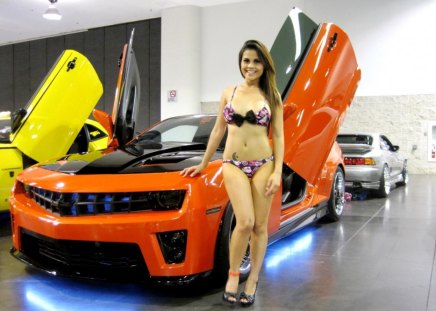 camaro babe - babe, woman, model, hot