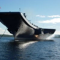 aircraft carriers, military in the ocean